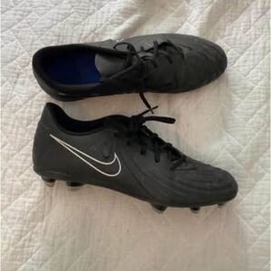 Nike Black and White Soccer Cleats